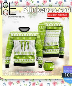 Monster Energy Brand Christmas Sweater