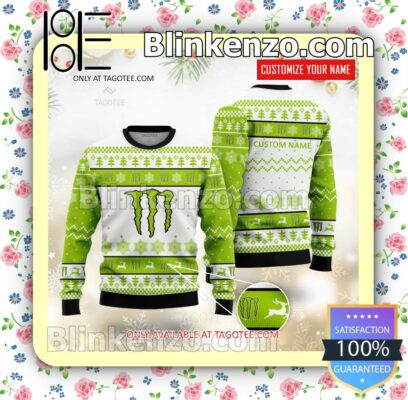 Monster Energy Brand Christmas Sweater