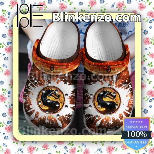 Mortal Kombat Movie Logo Color Splash Clogs