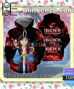 Mulan Dishonor On Your Cow Black Women Tank Top Pant Set a