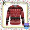Naruto Cloud Red Christmas Pullover Sweaters