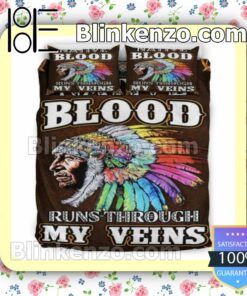 Native Blood Runs Through My Veins Bedding Comforter Set a