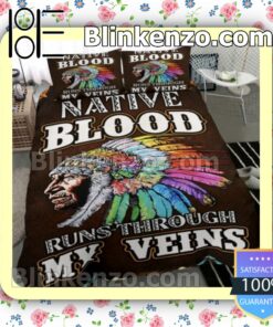 Native Blood Runs Through My Veins Bedding Comforter Set c