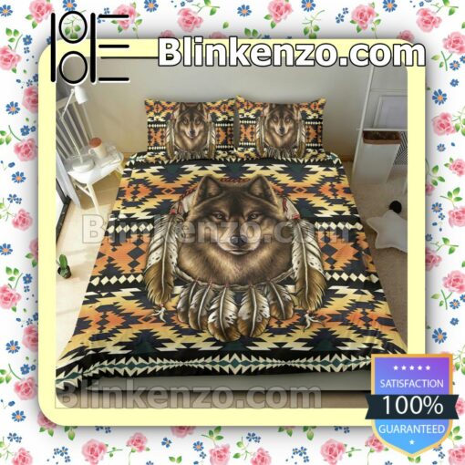 Native Wolf Dream Catcher Bedding Comforter Set