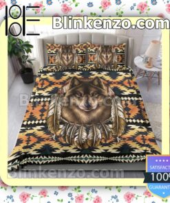 Native Wolf Dream Catcher Bedding Comforter Set c