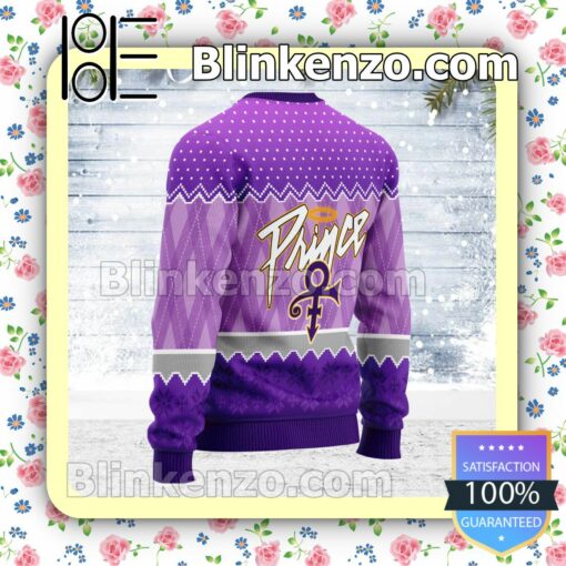 Never Underestimate A Grandma Who Is Listening To Prince Christmas Pullover Sweatshirts a