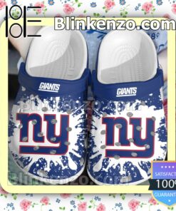New York Giants Logo Color Splash Clogs
