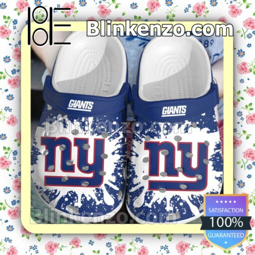 New York Giants Logo Color Splash Clogs