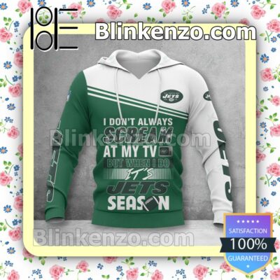 Sale Off New York Jets I Don't Always Scream At My TV But When I Do NFL Polo Shirt