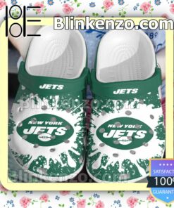 New York Jets Logo Color Splash Clogs