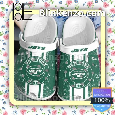 New York Jets Logo Football Team Clogs