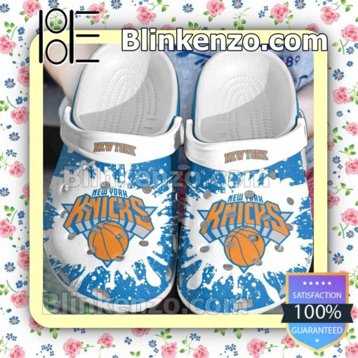 New York Knicks Logo Color Splash Clogs