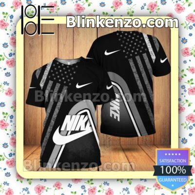 Nike American Flag Black Brand Crewneck Tee