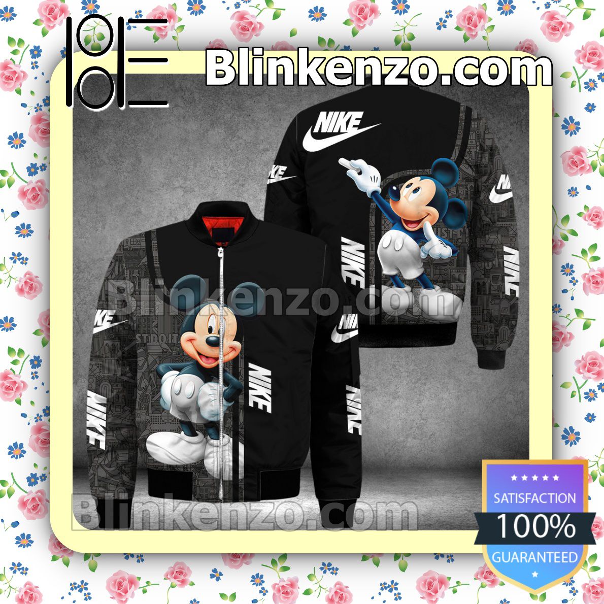 Nike Mickey Mouse Military Jacket Sportwear