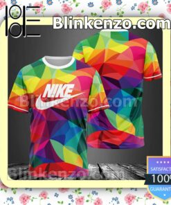 Nike Rainbow Geometric Brand Crewneck Tee