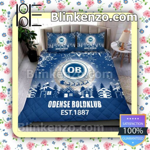 Odense Boldklub Est 1887 Christmas Duvet Cover