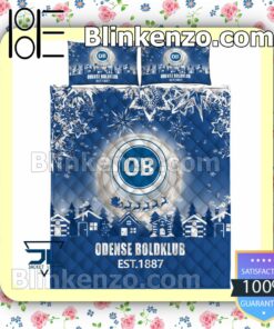 Odense Boldklub Est 1887 Christmas Duvet Cover a