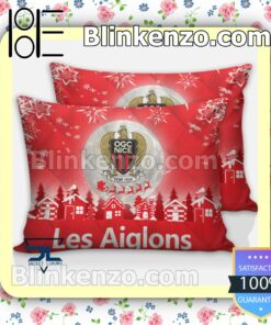 Ogc Nice Les Aiglons Christmas Duvet Cover c