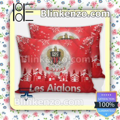 Ogc Nice Les Aiglons Christmas Duvet Cover c