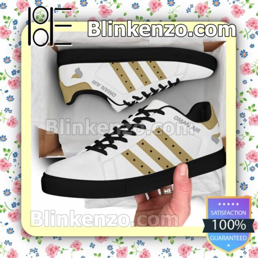 Oman Air Company Brand Adidas Low Top Shoes a