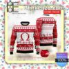 Omega SA Brand Print Christmas Sweater