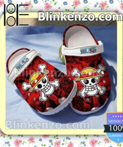 One Piece Anime Red Clogs