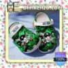 One Piece Jolly Roger Green Clogs