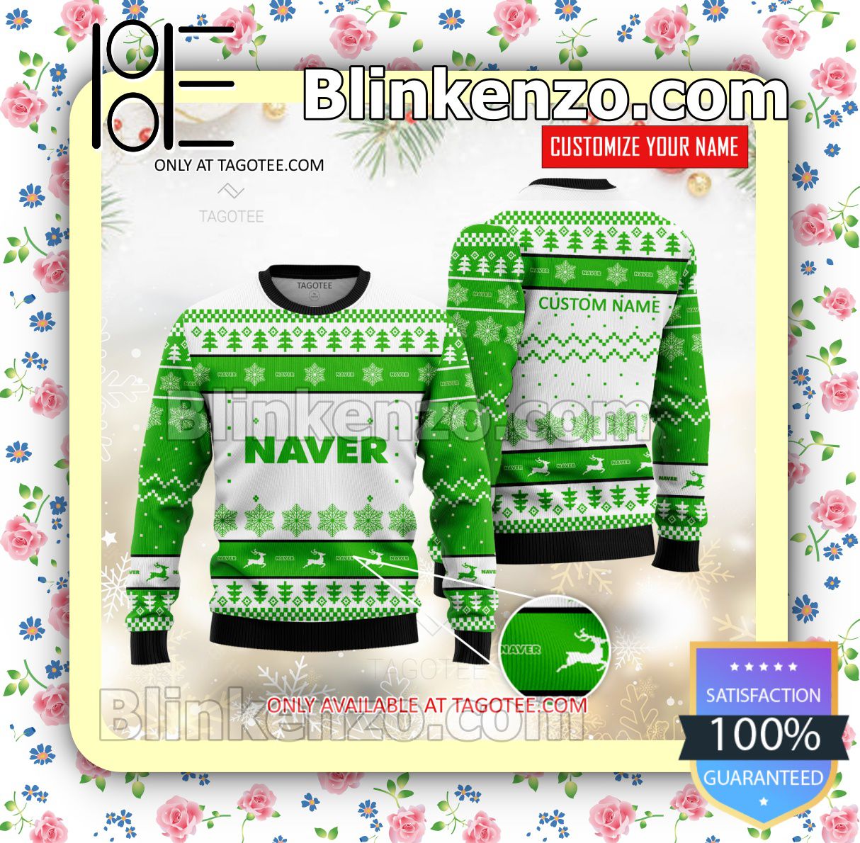 POSCO Korea Brand Christmas Sweater