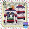 Pabst Blue Ribbon Cat Meme Christmas Pullover Sweaters