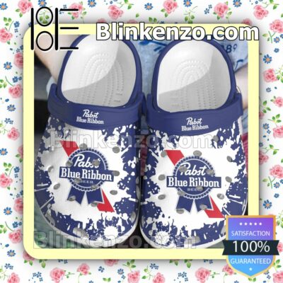 Pabst Blue Ribbon Color Splash Clogs