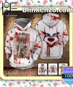 Pennywise It Blood Stain Halloween Ideas Hoodie Jacket