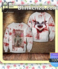 Pennywise It Blood Stain Halloween Ideas Hoodie Jacket a
