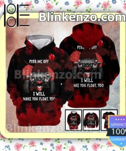 Pennywise Jeep Piss Me Off I Will Make You Float Too Halloween Ideas Hoodie Jacket