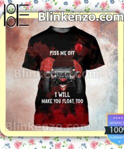 Pennywise Jeep Piss Me Off I Will Make You Float Too Halloween Ideas Hoodie Jacket b