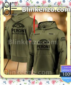 Peroni Nastro Azzurro Army Uniforms Hoodie