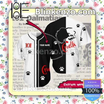 Personalized 101 Dalmatians Cruella Hip Hop Short Sleeves