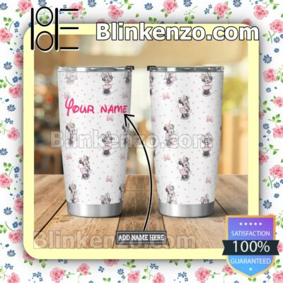 Personalized Beautiful Minnie Mouse Travel Mug