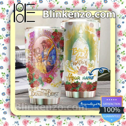Personalized Beauty And The Beast Beauty Is Found Within Travel Mug