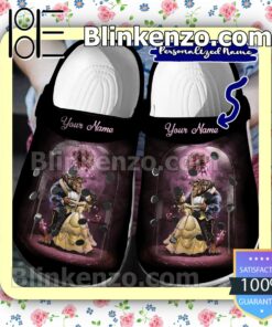 Personalized Beauty And The Beast Halloween Clogs