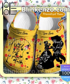 Personalized Beauty And The Beast Until The Last Petal Falls Halloween Clogs