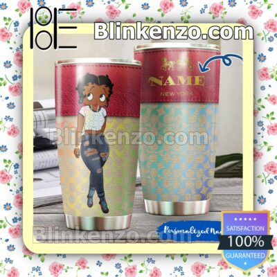 Personalized Betty Boop New York Travel Mug