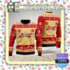 Personalized Budweiser Beer Christmas Pullover Sweaters