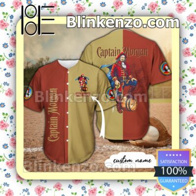 Personalized Captain Morgan Brand Hip Hop Short Sleeves