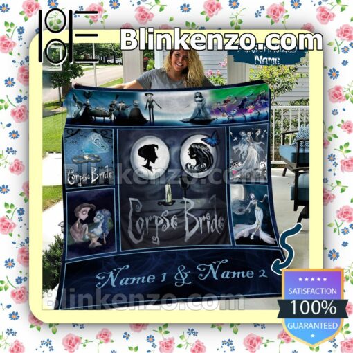 Personalized Corpse Bride Cozy Blanket