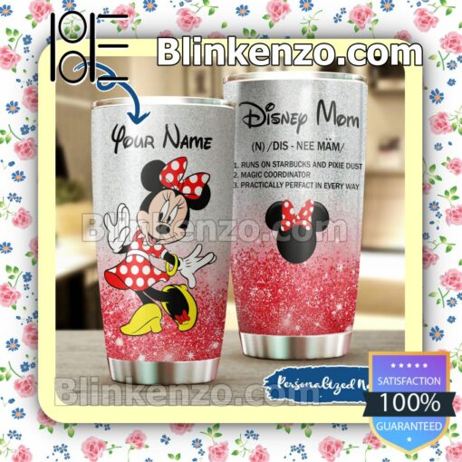 Personalized Disney Mom Minnie Mouse Travel Mug
