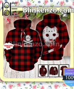 Personalized Flannel Jason Voorhees Christmas Halloween 2022 Cosplay Shirt