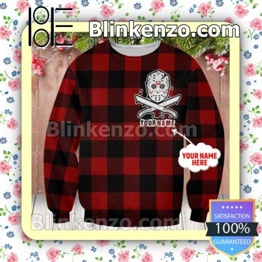 Personalized Flannel Jason Voorhees Christmas Halloween 2022 Cosplay Shirt a