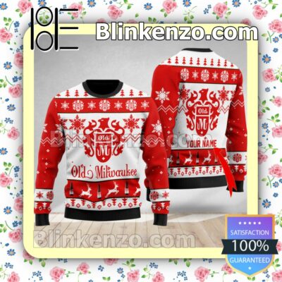 Personalized Funny Old Milwaukee Christmas Pullover Sweaters