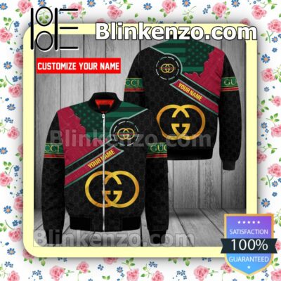 kapitel Evolve Akrobatik Personalized Gucci Logo Print American Flag Military Jacket Sportwear -  Blinkenzo