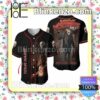 Personalized Horror Jason Voorhees Friday The 13th Short Sleeve Plain Button Down Baseball Jersey Team